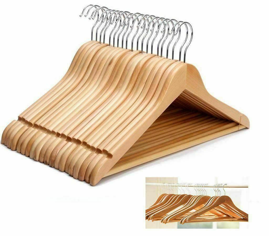Wooden Coat Hangers (Pack of 20)